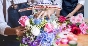 cách cắm hoa ý nghĩa ngày 20/11