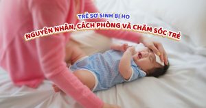 trẻ sơ sinh bị ho